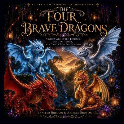 The Four Brave Dragons: A Story About Big Feelings, Healing Hearts And Finding Your True Strength - Jennifer Bruton - cover