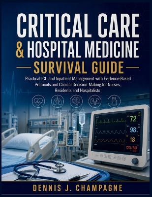 Critical Care & Hospital Medicine Survival Guide: Practical ICU and Inpatient Management with Evidence-Based Protocols and Clinical Decision-Making for Nurses, Residents and Hospitalists - Dennis J Champagne - cover