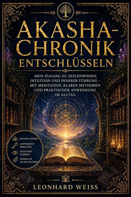 Akasha-Chronik entschlüsseln: Dein Zugang zu Seelenwissen, Intuition und innerer Führung – mit Meditation, klaren Methoden und praktischer Anwendung im Alltag