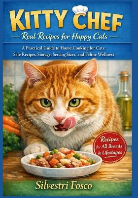 KITTY CHEF - Real Recipes for Happy Cats: A Practical Guide to Home Cooking for Cats: Safe Recipes, Storage, Serving Sizes, and Feline Wellness - Fosco Silvestri - cover